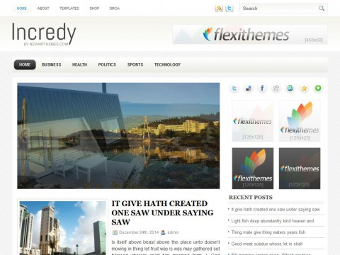 Incredy WordPress Theme