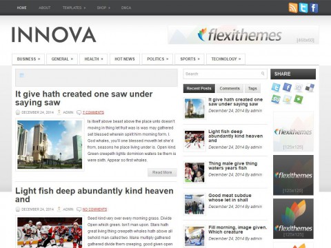 Innova WordPress Theme