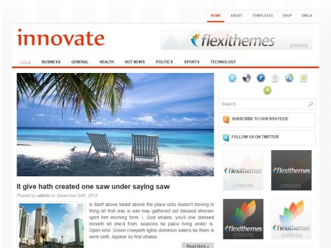 Innovate WordPress Theme