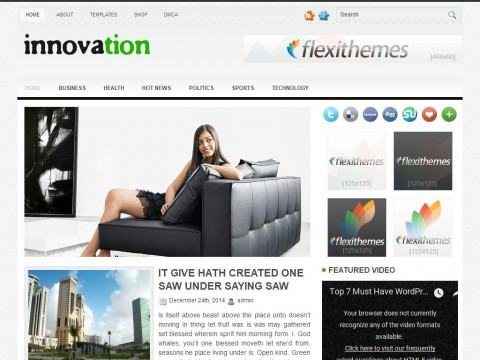 Innovation WordPress Theme