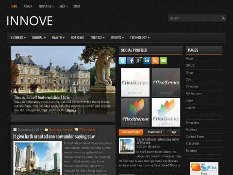 Innove WordPress Theme