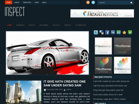 Inspect WordPress Theme