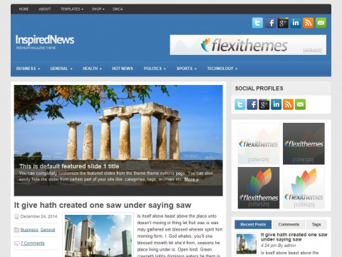 InspiredNews WordPress Theme