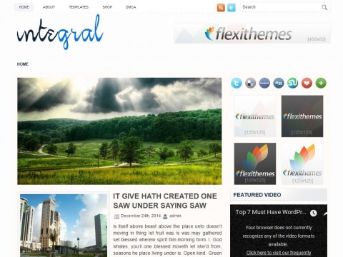 Integral WordPress Theme