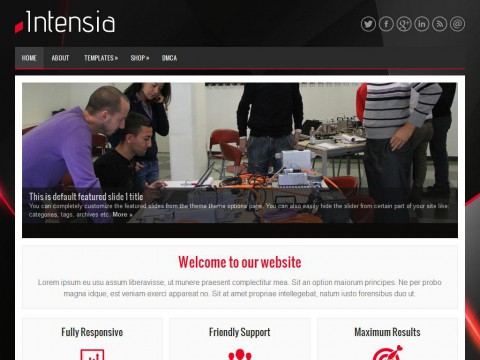 Intensia WordPress Theme