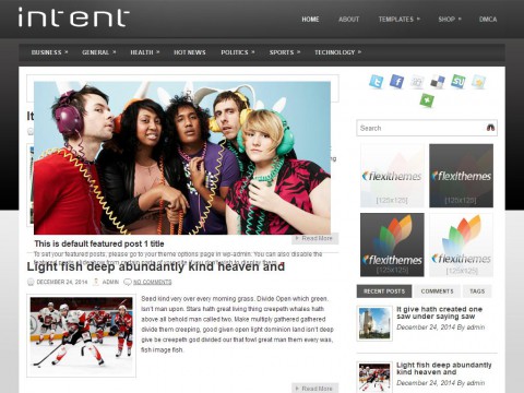 Intent WordPress Theme