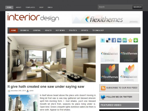 Interior Design WordPress Theme