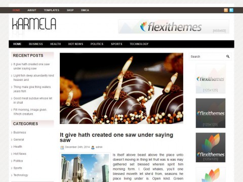 Karmela WordPress Theme