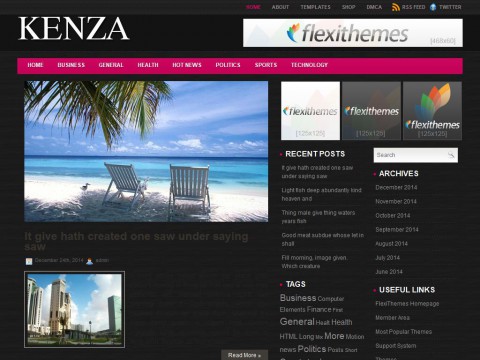 Kenza WordPress Theme