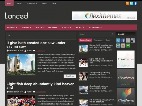 Lanced WordPress Theme