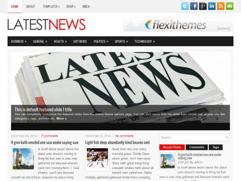 LatestNews WordPress Theme