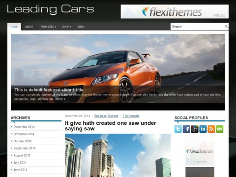 LeadingCars WordPress Theme