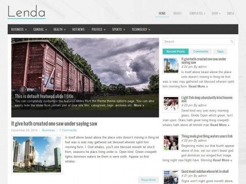 Lenda WordPress Theme