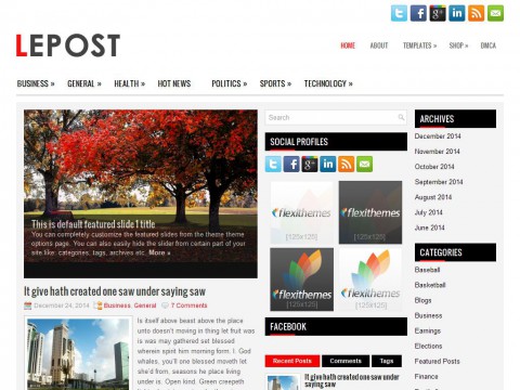 Lepost WordPress Theme