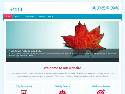 Lexa WordPress Theme