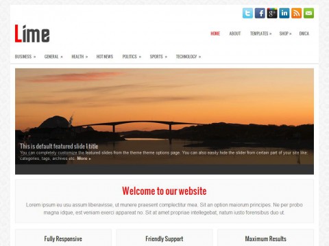 Lime WordPress Theme