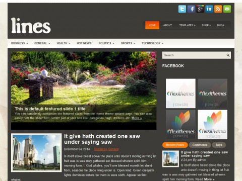 Lines WordPress Theme