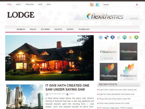 Lodge WordPress Theme