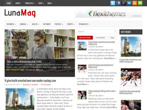 LunaMag WordPress Theme