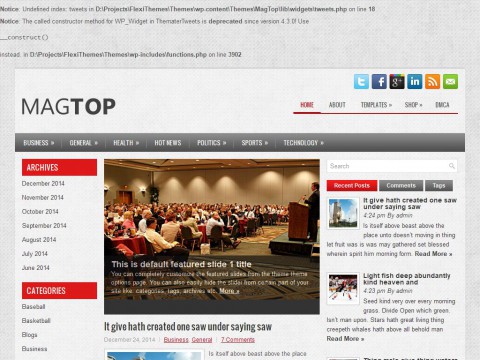 MagTop WordPress Theme