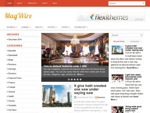 MagWire WordPress Theme