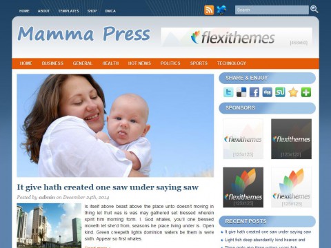 Mamma Press WordPress Theme