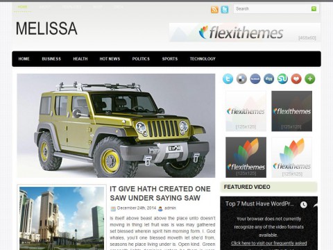 Melissa WordPress Theme