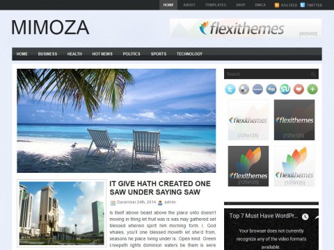 Mimoza WordPress Theme