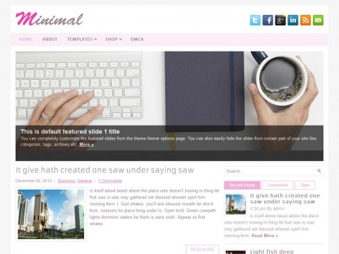 Minimal WordPress Theme