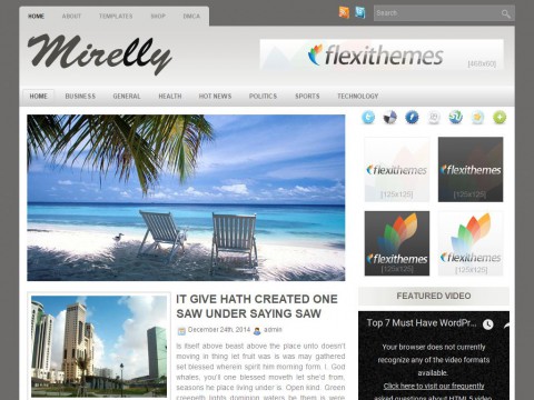 Mirelly WordPress Theme