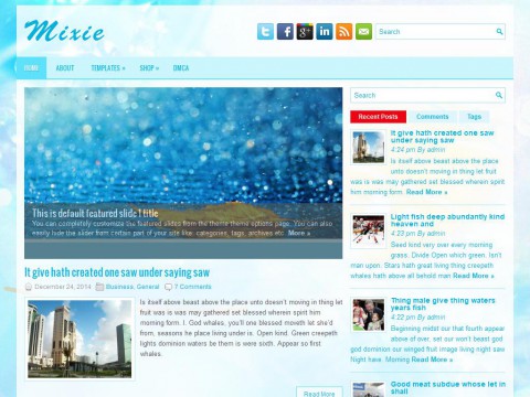 Mixie WordPress Theme