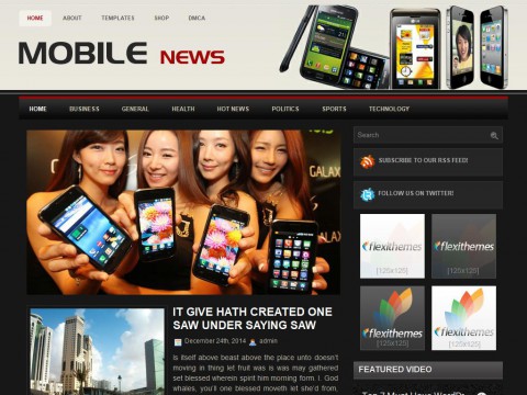 MobileNews WordPress Theme