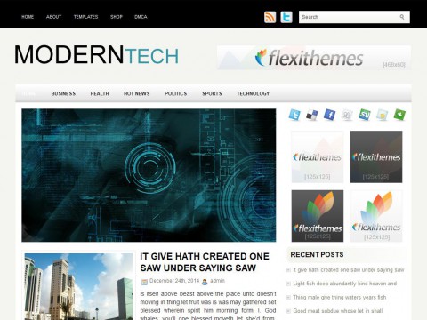 ModernTech WordPress Theme