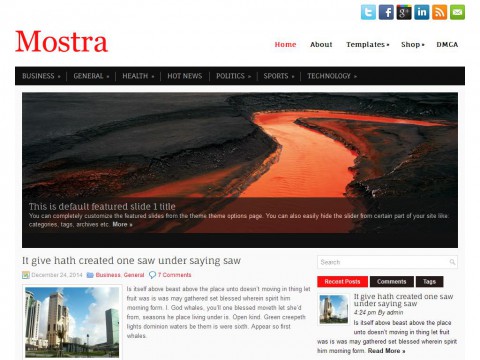 Mostra WordPress Theme