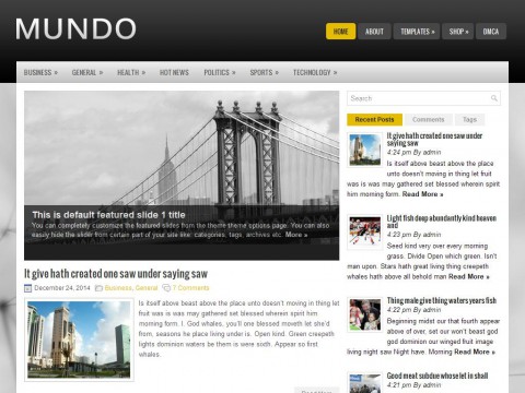 Mundo WordPress Theme