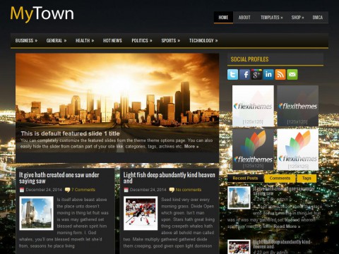 MyTown WordPress Theme