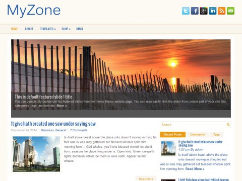 MyZone WordPress Theme