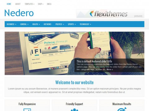 Nedero WordPress Theme