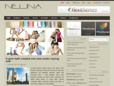 Nelina WordPress Theme