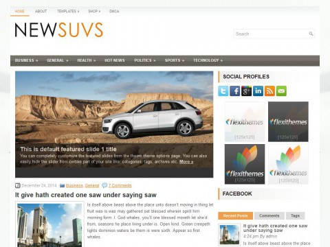 NewSuvs WordPress Theme