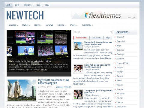 NewTech WordPress Theme