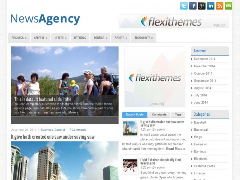 NewsAgency WordPress Theme