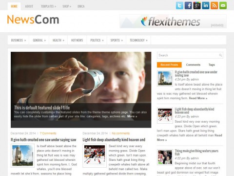 NewsCom WordPress Theme