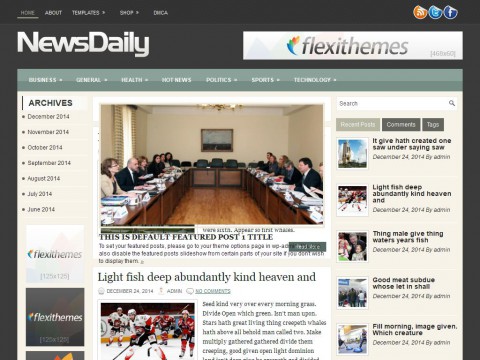 NewsDaily WordPress Theme