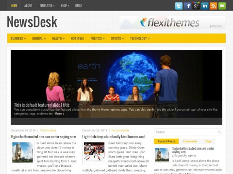 NewsDesk WordPress Theme