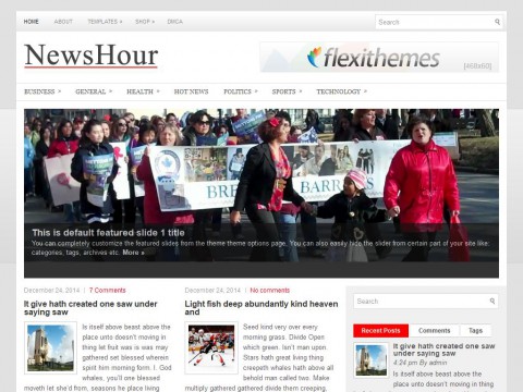 NewsHour WordPress Theme