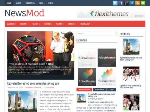 NewsMod WordPress Theme