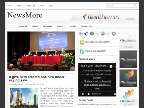 NewsMore WordPress Theme