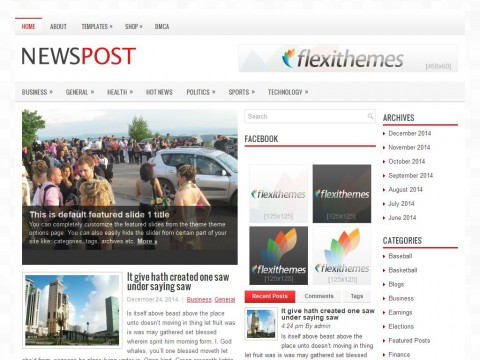 NewsPost WordPress Theme