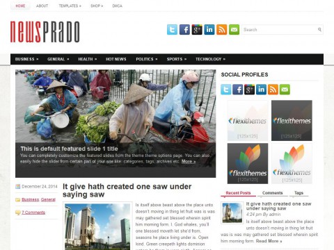 NewsPrado WordPress Theme